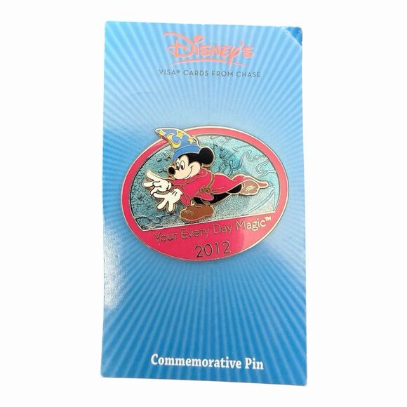 Disney Chase Visa‎ Cards Exclusive Your Everyday Magic Sorcerer Mickey Pin
